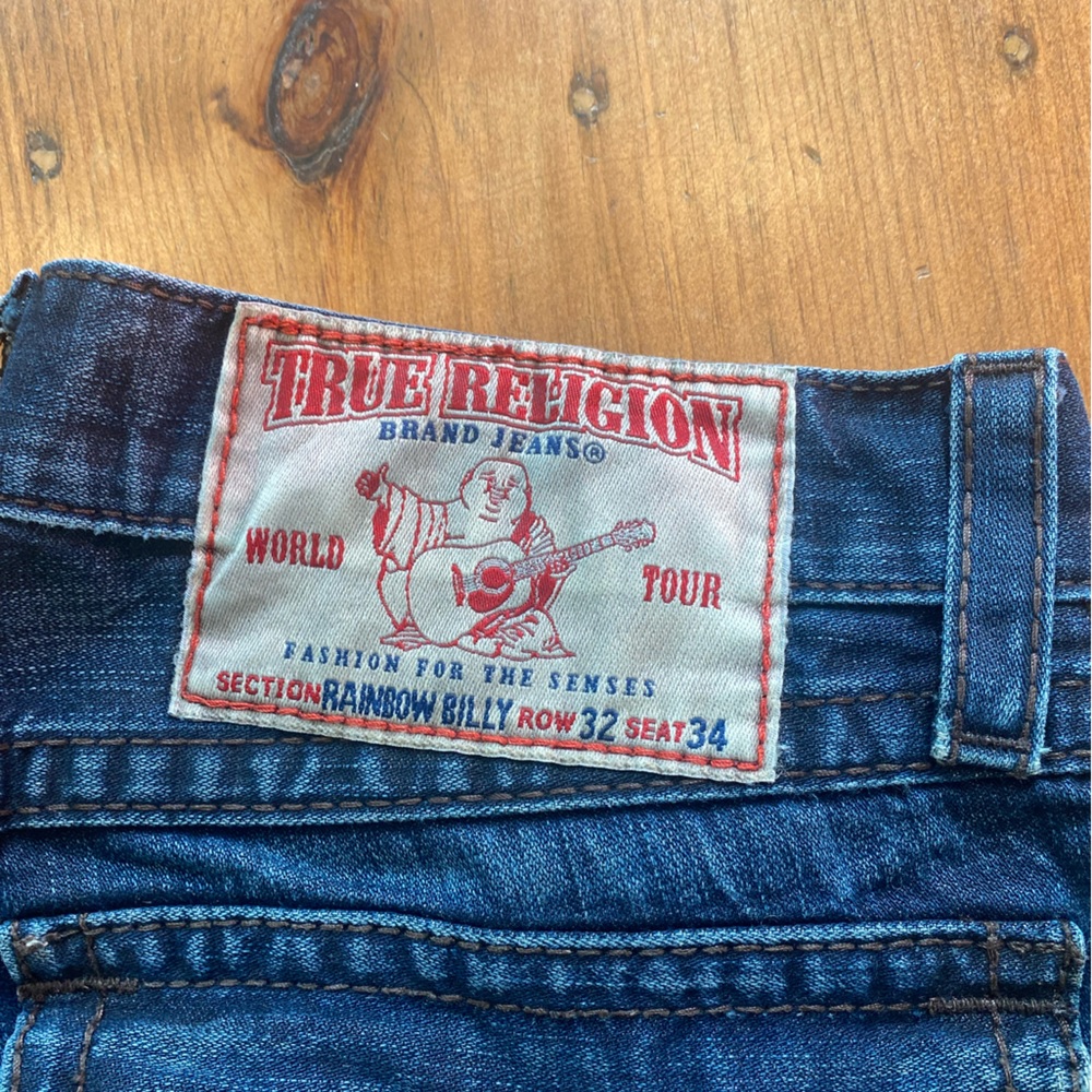 True religion rainbow billy men’s jeans